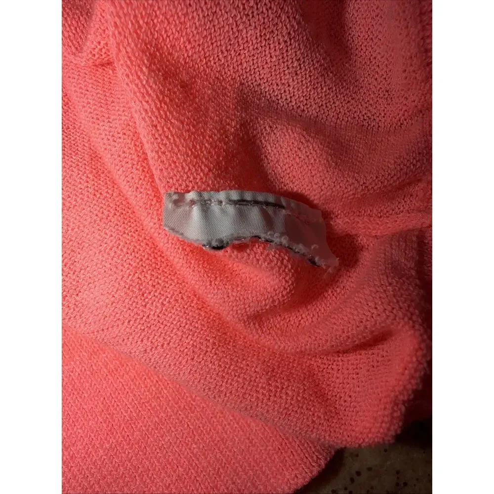 J.Crew Coral Pink Crewneck Sweater Small Knit Pullover